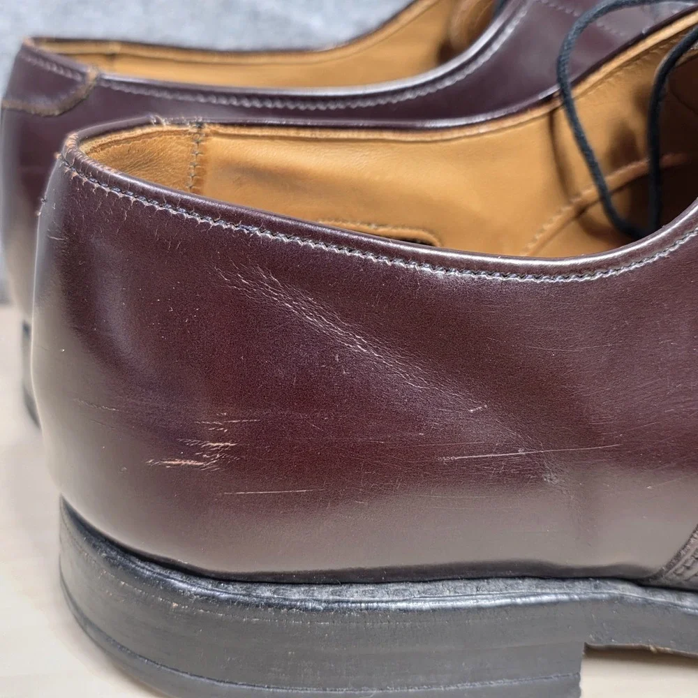 Allen Edmonds Park Avenue Brown Leather Cap Toe‎ Shoes Size 8 D 5675